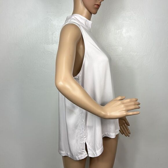 Cloth & Stone Pale Lilac Mock Neck Sleeveless Top Size M - Picture 2 of 10